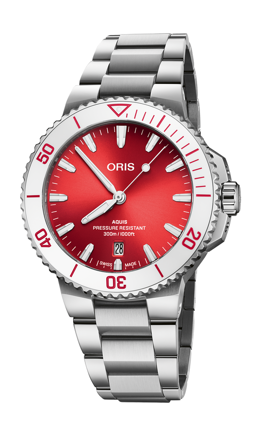 Oris Aquis Date Taste of Summer Automatic Watch 01 733 7787 4138-07 8 22 04PEB