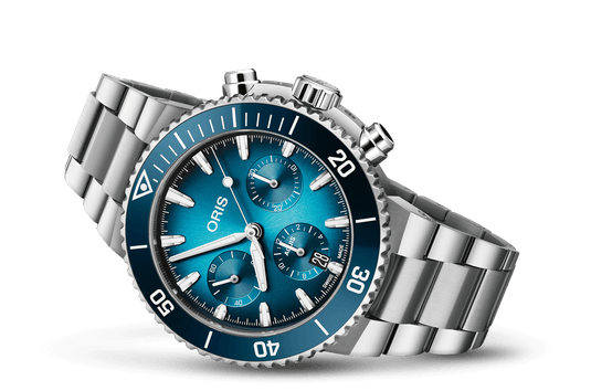 Oris Aquis Chronograph Automatic Watch 01 771 7793 4155-07 8 23 01PEB