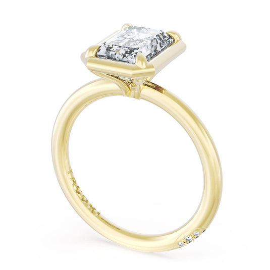 Tacori Emerald Solitaire Engagement Ring 40417EC11X8
