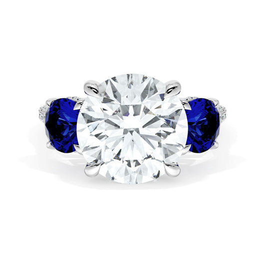round-3-stone-engagement-ring-in-blue-sapphire-40727RDBS
