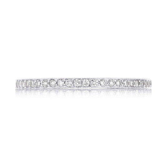 Sculpted Crescent | Pavé Diamond Wedding Band - 1.5mm 41-15