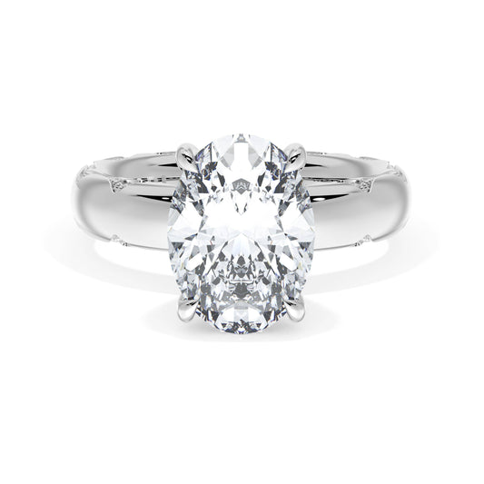 oval-solitaire-cigar-band-engagement-ring-414OV
