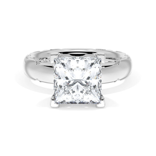 princess-solitaire-cigar-band-engagement-ring-414PR