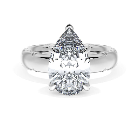 pear-solitaire-cigar-band-engagement-ring-414PS