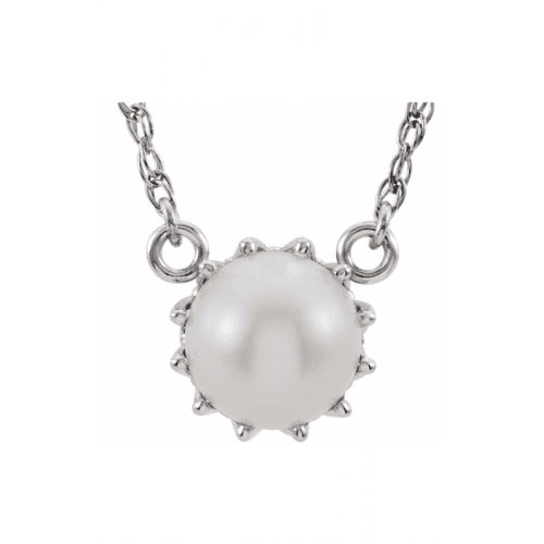 Stuller Pearl Necklace 85891