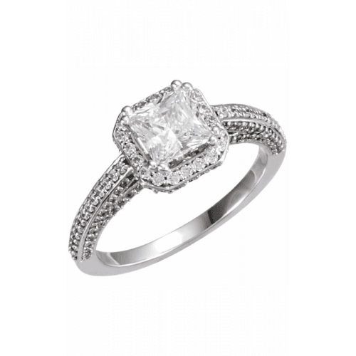 Stuller Halo Engagement Ring 121618