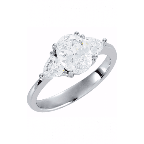 Stuller Three Stones Engagement Ring 121907