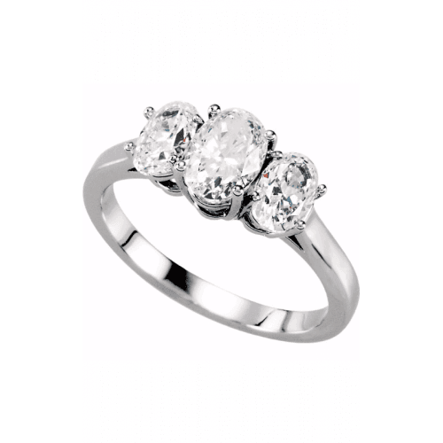 Stuller Three Stones Engagement Ring 121684
