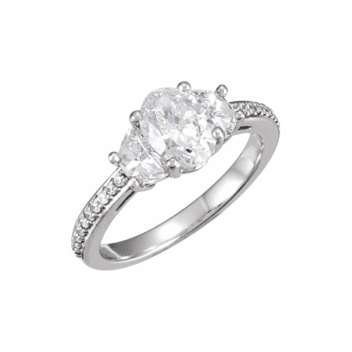 Stuller Three Stones Engagement Ring 121633