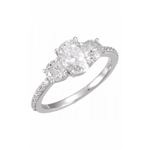Stuller Three Stones Engagement Ring 121867