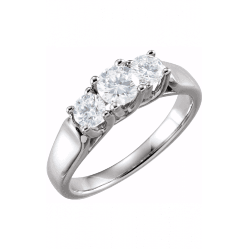 Stuller Three Stones Engagement Ring 64925