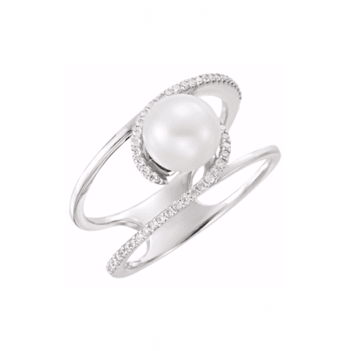 Stuller Pearl Ring 6489