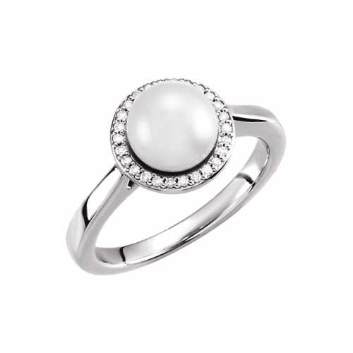 Stuller Pearl Ring 6471
