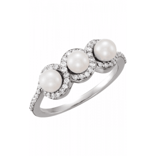 Stuller Pearl Ring 6477