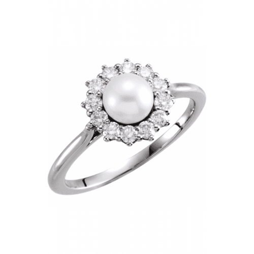 Stuller Pearl Ring 6476