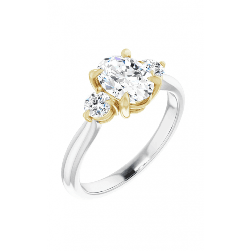 Stuller Three Stones Engagement Ring 123886