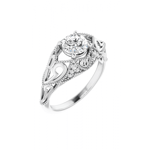 Stuller Vintage - Inspired Engagement Ring 123590