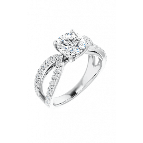 Stuller Accented Engagement Ring 123748