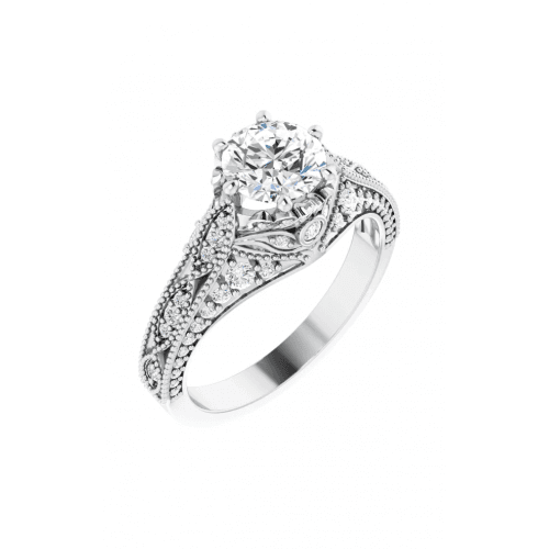 Stuller Vintage - Inspired Engagement Ring 123827