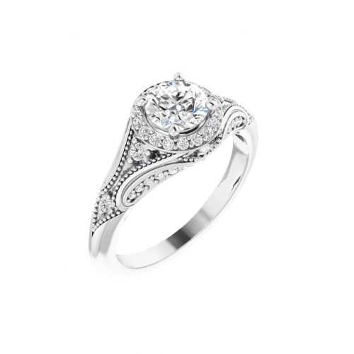 Stuller Vintage - Inspired Engagement Ring 123833