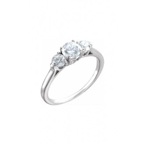 Stuller Three Stones Engagement Ring 121591