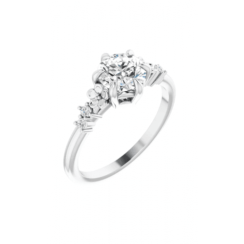 Stuller Floral Engagement Ring 124557