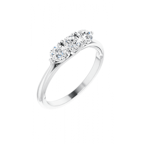 Stuller Three Stones Wedding Band 124052