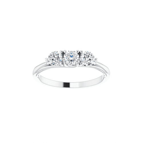 Stuller Three Stones Wedding Band 124052
