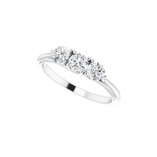 Stuller Three Stones Wedding Band 124052