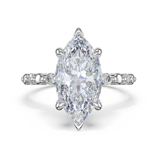 round-pattern-marquise-solitaire-engagement-ring-465MQ