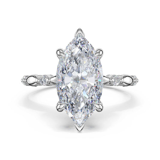 mixed-pattern-marquise-solitaire-engagement-ring-466MQ