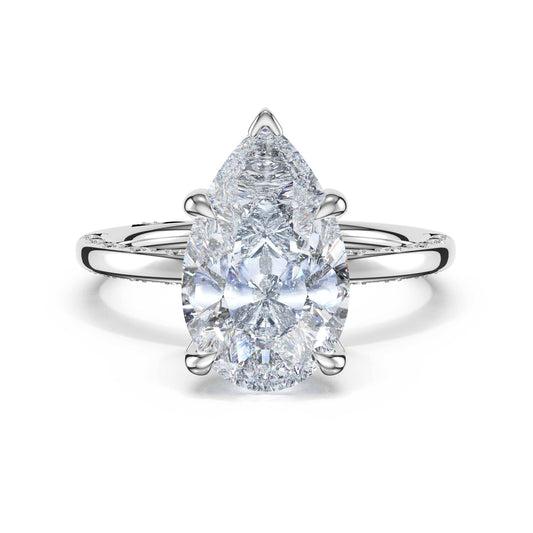 high-polish-pear-solitaire-engagement-ring-469PS