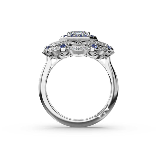 emerald-estate-diamond-and-sapphire-engagement-ring-470ECBS1
