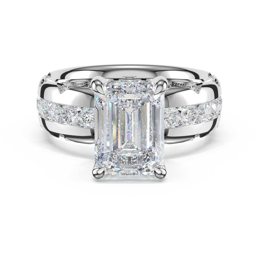 channel-set-emerald-solitaire-engagement-ring-471EC