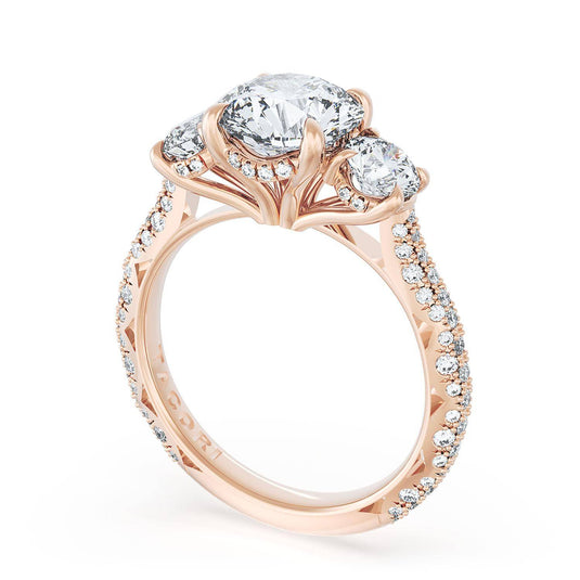 Tacori Round 3-Stone Engagement Ring 40927RD1134