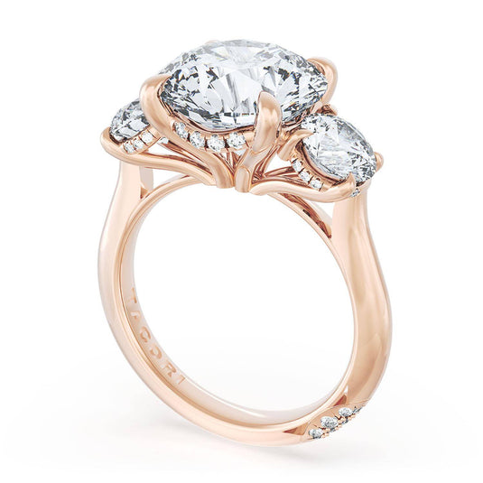 Tacori Round 3-Stone Engagement Ring 41227RD11