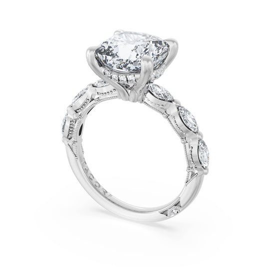 Tacori Cushion Solitaire Engagement Ring 42228CU9