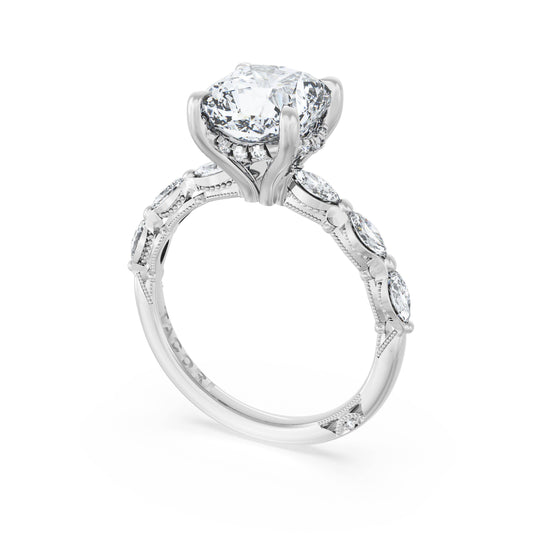 Tacori Cushion Solitaire Engagement Ring 42228CU9