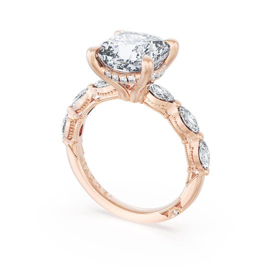 Tacori Cushion Solitaire Engagement Ring 42228CU9