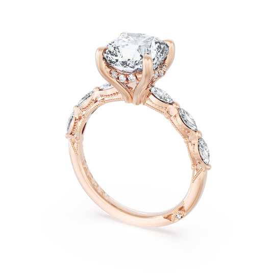 Tacori Cushion Solitaire Engagement Ring 42228CU9