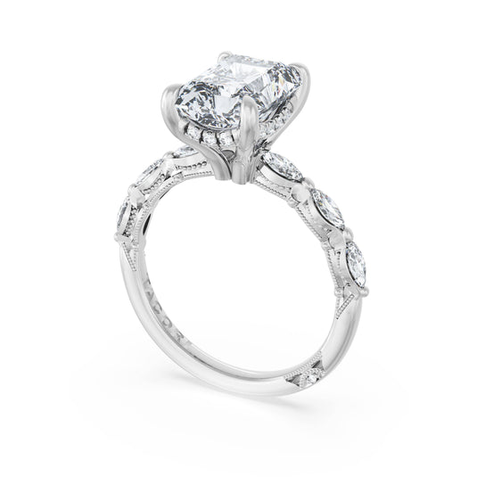 Tacori Radiant Solitaire Engagement Ring 42228RAD11X8