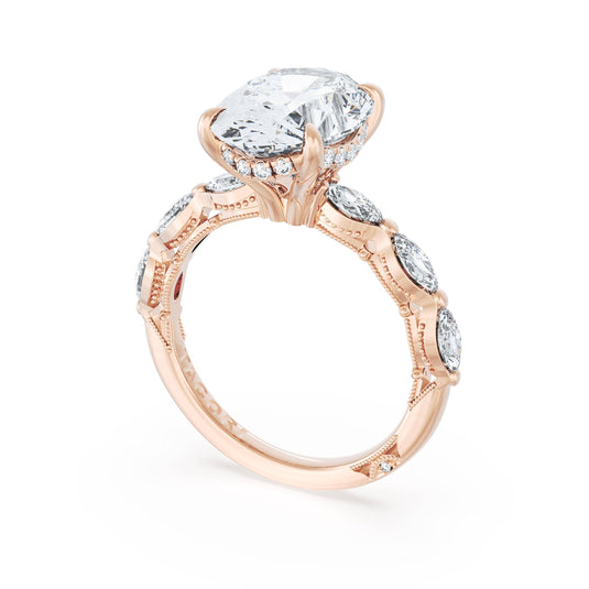 Tacori Oval Solitaire Engagement Ring 42228OV125X9