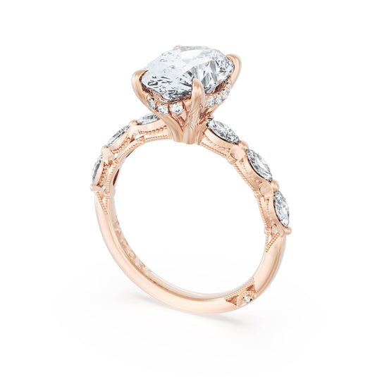 Tacori Oval Solitaire Engagement Ring 42228OV125X9