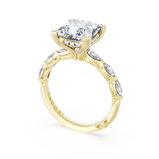Tacori Princess Solitaire Engagement Ring 42228PR9