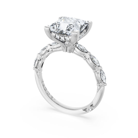 Tacori Princess Solitaire Engagement Ring 42228PR9