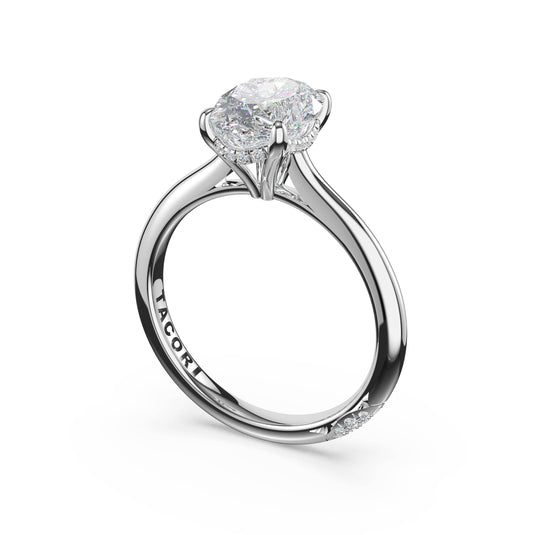 Tacori Oval Solitaire Engagement Ring HT2580OV95X7