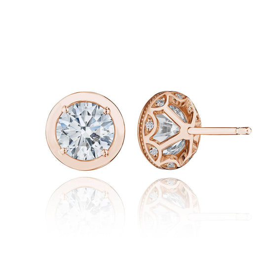 TACORI Allure | Round Diamond Stud Earring - 3.08ct FE823RD75LDPK