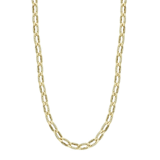 Crescent Eclipse | Small Link Necklace FN665SY