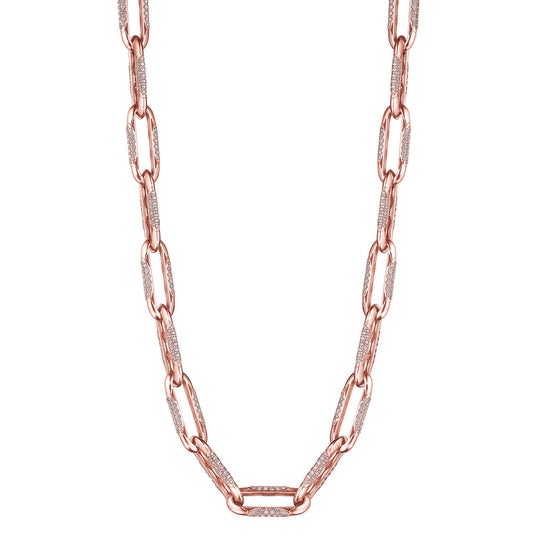 Crescent Eclipse | Large Link Necklace FN666PK18