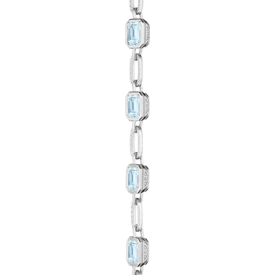 TACORI Allure | Sky Blue Topaz Link Necklace FN825EC55X4BT16